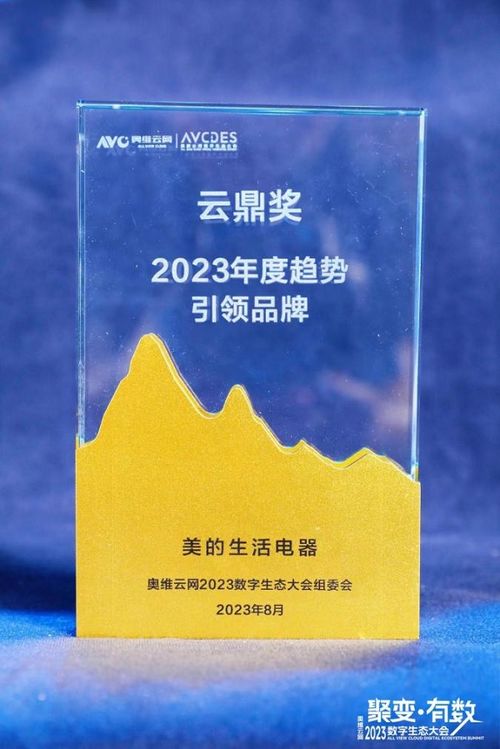 美的小家電榮膺2023奧維云網云鼎獎，悅云科技驅動生活家電領域再創新高